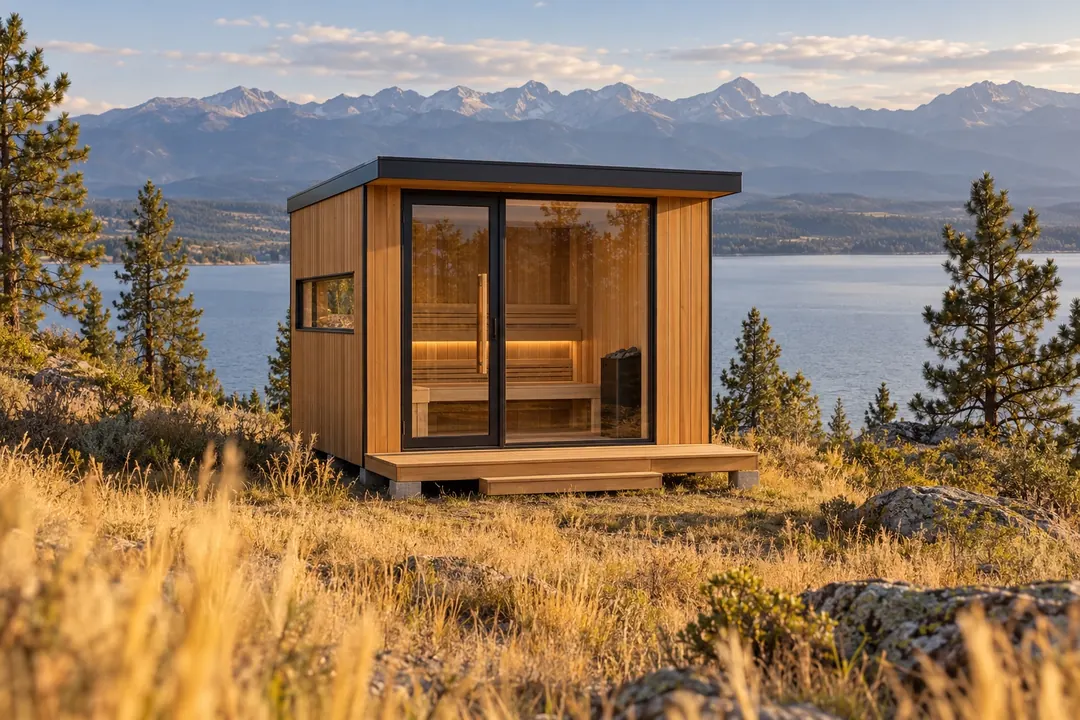 Brisco cabin sauna by Columbia Sauna Co.