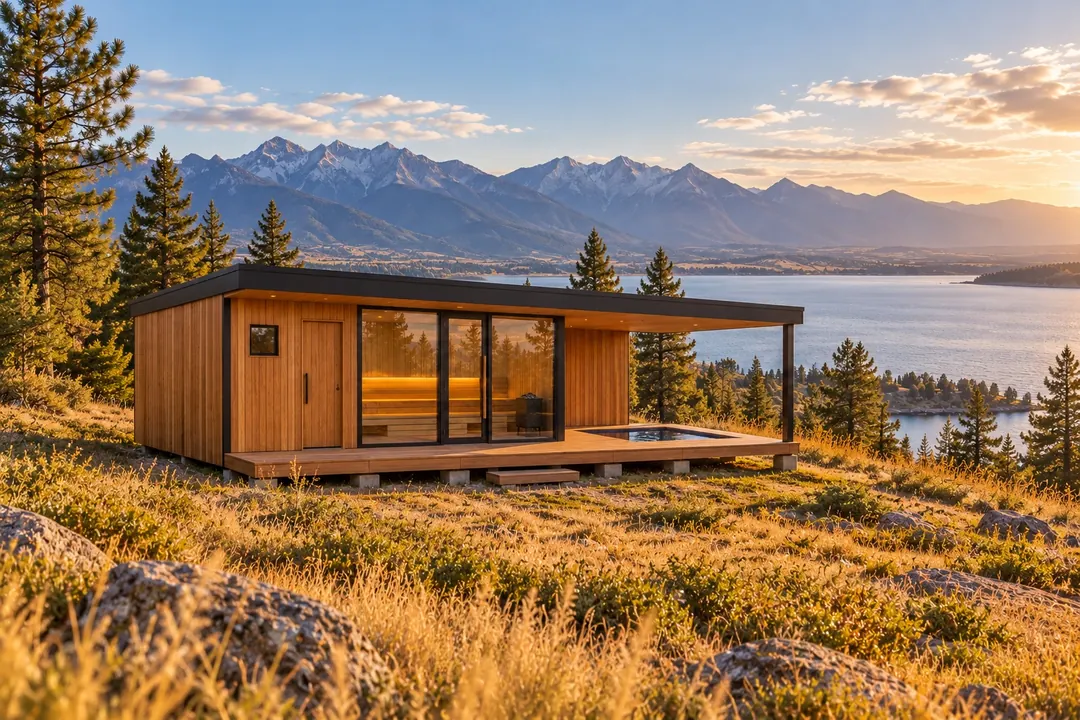 Windermere cabin sauna by Columbia Sauna Co.